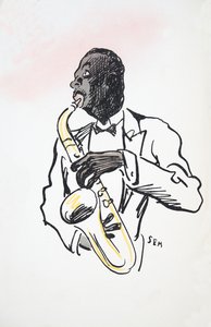 Saxophone Player, from White Bottoms, pub. 1927